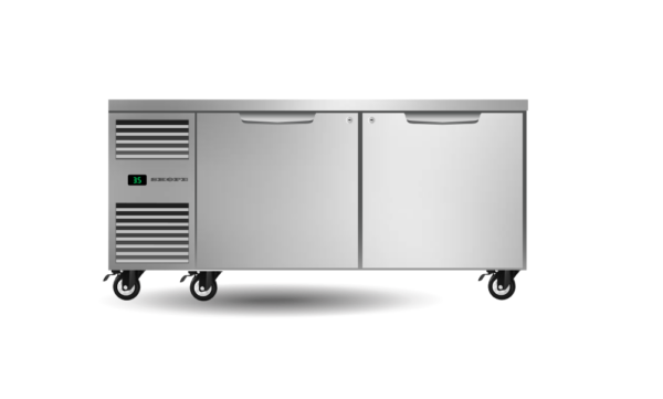 SKOPE PG21.UBR.2.SD Two Solid Door Underbench GN2/1 Fridge