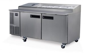 SKOPE PG500 2 Solid Door 2/1 Pizza GN Fridge