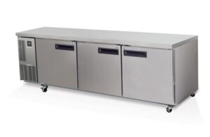 SKOPE PG800 3 Solid Door 2/1 Underbench GN Fridge