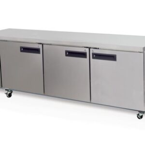 SKOPE PG800 3 Solid Door 2/1 Underbench GN Fridge