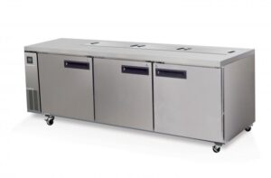 SKOPE PG800 3 Solid Door 2/1 Preparation GN Fridge Remote