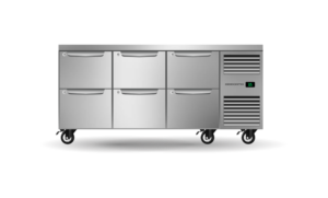 SKOPE PG11.UBR.3.D6.RH Six Drawer Three Bay Underbench GN 1/1 Right Hand Fridge