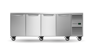 SKOPE PG11.UBR.4.SD.RH Four Solid Door Underbench GN 1/1 Right Hand Fridge