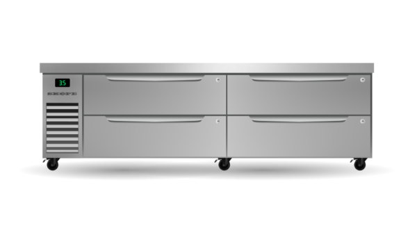 SKOPE PG21.CBR.2.D4 Four Drawer Two Bay ChefBase GN 2/1 Fridge - Image 2