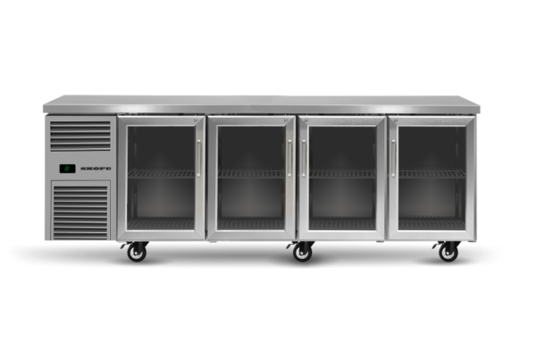SKOPE RF7.UBR.4.GD ReFlex 4 Glass Door Underbench GN 1/1 Compatible Fridge