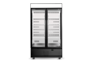 SKOPE SKB1200N-AC 2 Glass Door Display or Storage Fridge Lit Sign