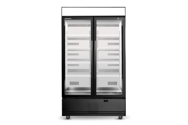 SKOPE SKB1200N-AC 2 Glass Door Display or Storage Fridge Lit Sign