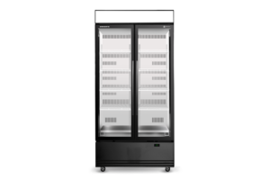 SKOPE SKB900N-AC 2 Glass Door Display or Storage Fridge Lit Sign