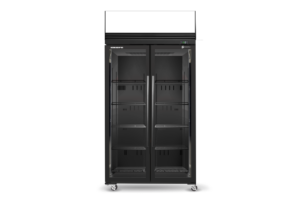 SKOPE SKFT1000N-AC 2 Glass Door Upright Display or Storage Freezer Lit Sign
