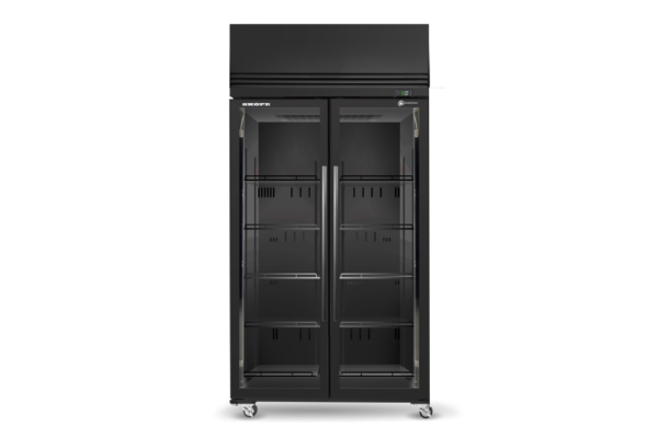 SKOPE SKFT1000N-A 2 Glass Door Upright Display or Storage Freezer