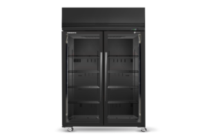 SKOPE SKFT1300N-A 2 Glass Door Upright Display or Storage Freezer