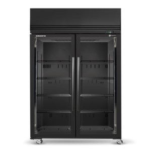 SKOPE SKFT1300N-A 2 Glass Door Upright Display or Storage Freezer