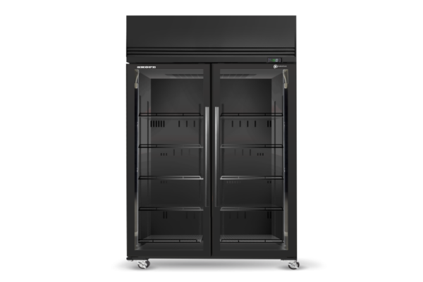 SKOPE SKFT1300N-A 2 Glass Door Upright Display or Storage Freezer