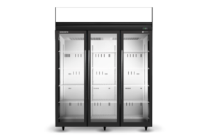 SKOPE SKFT1500N-AC 3 Glass Door Upright Display or Storage Freezer Lit Sign