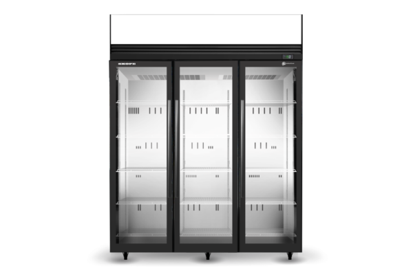 SKOPE SKFT1500N-AC 3 Glass Door Upright Display or Storage Freezer Lit Sign