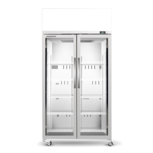 SKOPE EziCore TCE1000N 2 Glass Door Display or Storage Fridge