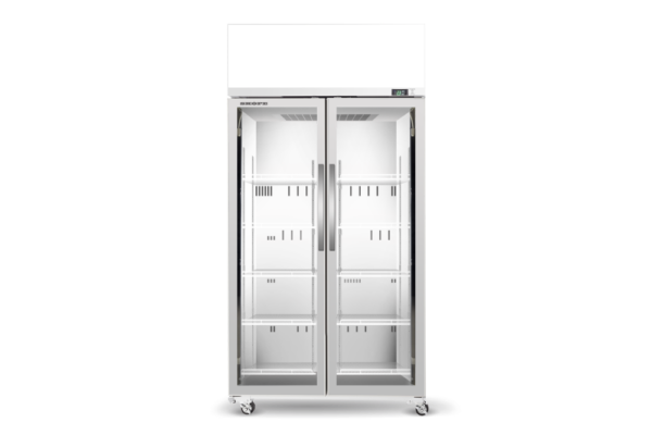 SKOPE EziCore TCE1000N 2 Glass Door Display or Storage Fridge