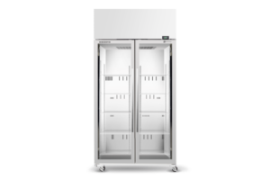 SKOPE TME1000N-A 2 Glass Door Display or Storage Fridge