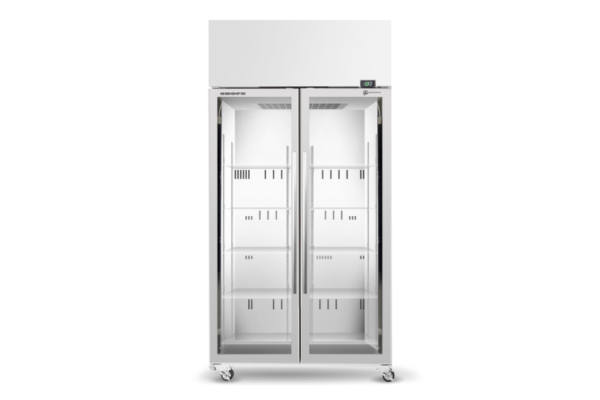 SKOPE TME1000N-A 2 Glass Door Display or Storage Fridge