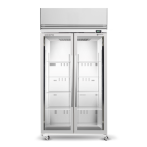 SKOPE TMF1000N-A 2 Glass Door Upright Display or Storage Freezer