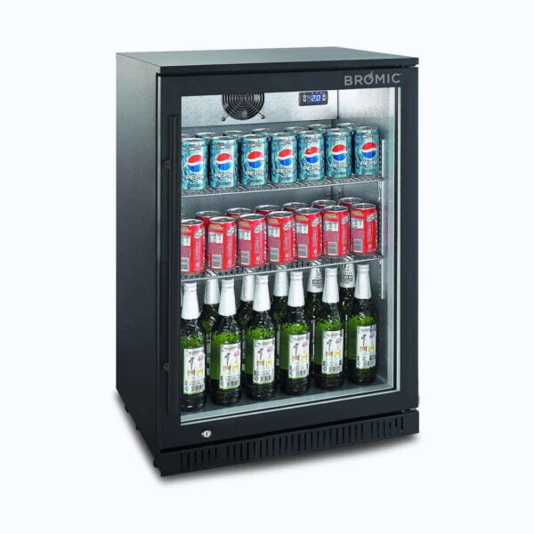 Bromic BB0120GD-NR-1 Back Bar Fridge - 118L - 1 Door - Hinged - Image 3