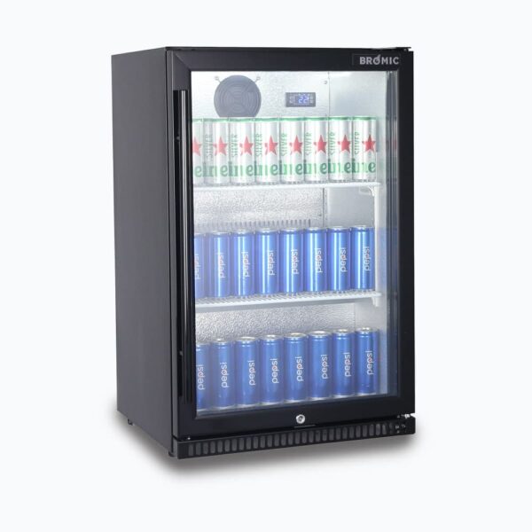 Bromic BB0120GD-NR-1 Back Bar Fridge - 118L - 1 Door - Hinged - Image 2