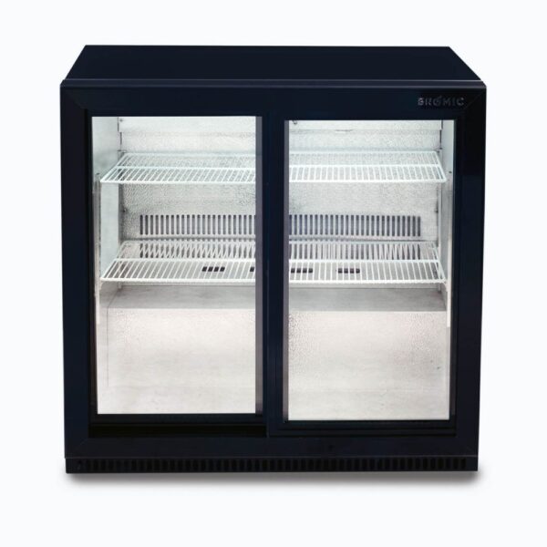 Bromic BB0200GDS-NR-1 Back Bar Fridge - 190L - 2 Doors - Sliding - Image 5