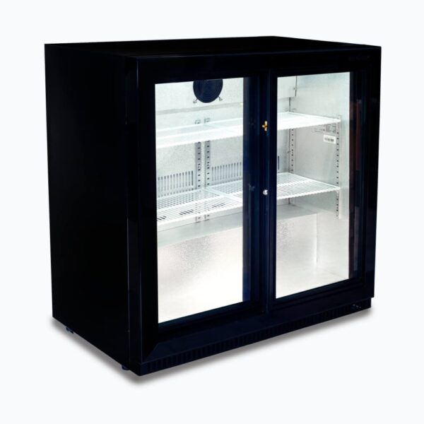 Bromic BB0200GDS-NR-1 Back Bar Fridge - 190L - 2 Doors - Sliding - Image 6