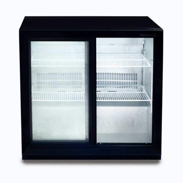 Bromic BB0200GDS-NR-1 Back Bar Fridge - 190L - 2 Doors - Sliding - Image 8