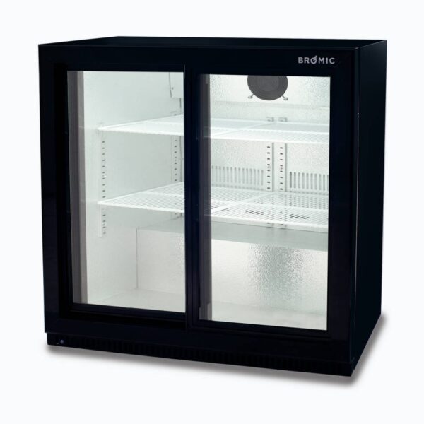 Bromic BB0200GDS-NR-1 Back Bar Fridge - 190L - 2 Doors - Sliding - Image 7