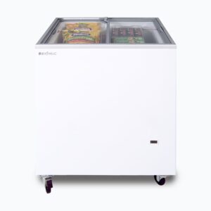Bromic CF0200FTFG-NR Display Chest Freezer – 191L – Flat Glass Top
