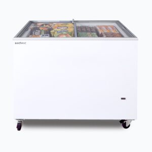 Bromic CF0300FTFG-NR Display Chest Freezer – 296L – Flat Glass Top