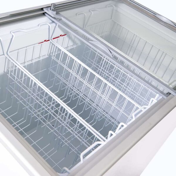 Bromic CF0300FTFG-NR Display Chest Freezer - 296L - Flat Glass Top - Image 7