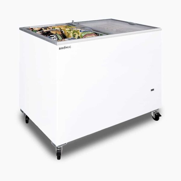 Bromic CF0300FTFG-NR Display Chest Freezer - 296L - Flat Glass Top - Image 4