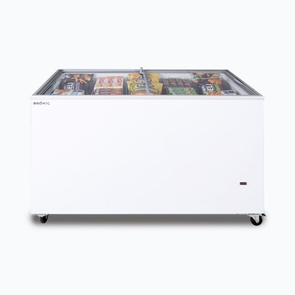 Bromic CF0400FTFG-NR Display Chest Freezer - 401L - Flat Glass Top