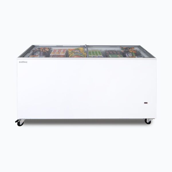Bromic CF0500FTFG-NR Display Chest Freezer - 491L - Flat Glass Top