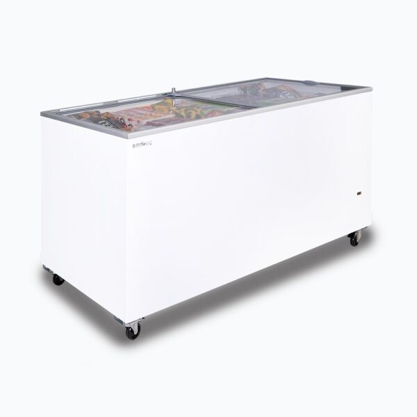 Bromic CF0500FTFG-NR Display Chest Freezer - 491L - Flat Glass Top - Image 2