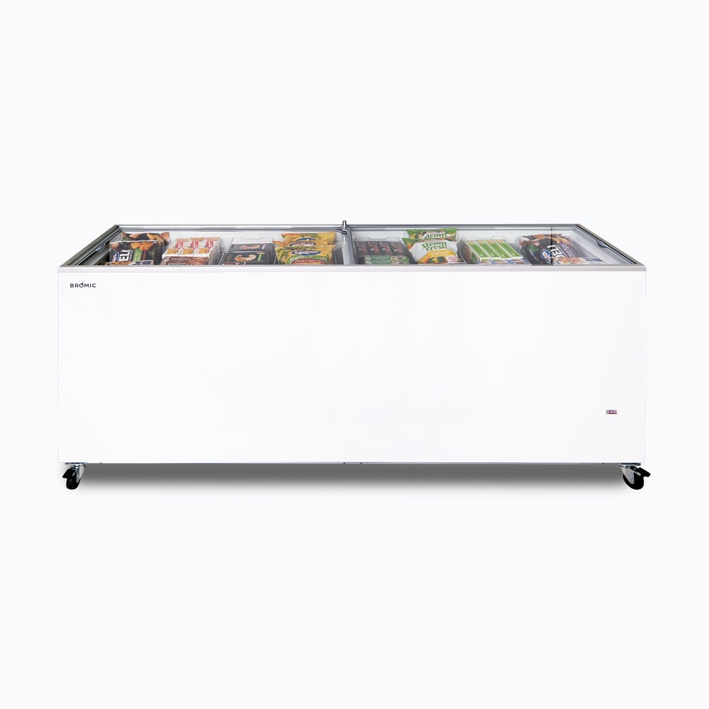 Bromic CF0700FTFG-NR Display Chest Freezer – 670L – Flat Glass Top