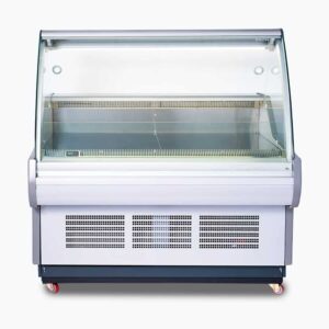 Bromic DD1250CG-NR Curved Glass Deli Display – 1330mm