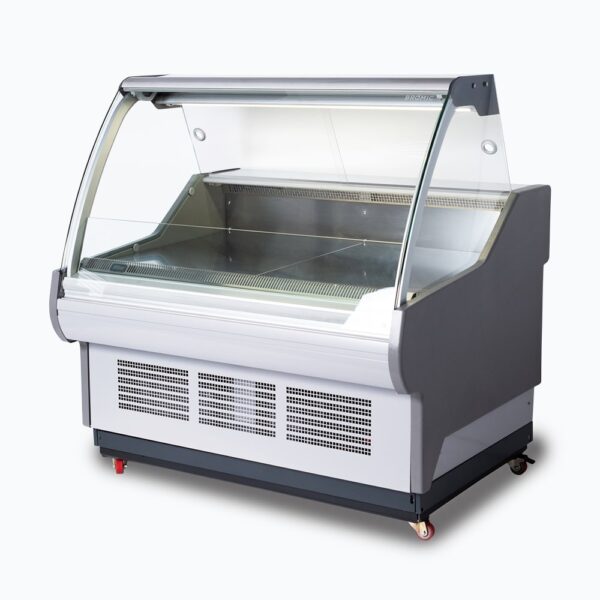 Bromic DD1250CG-NR Curved Glass Deli Display - 1330mm - Image 3