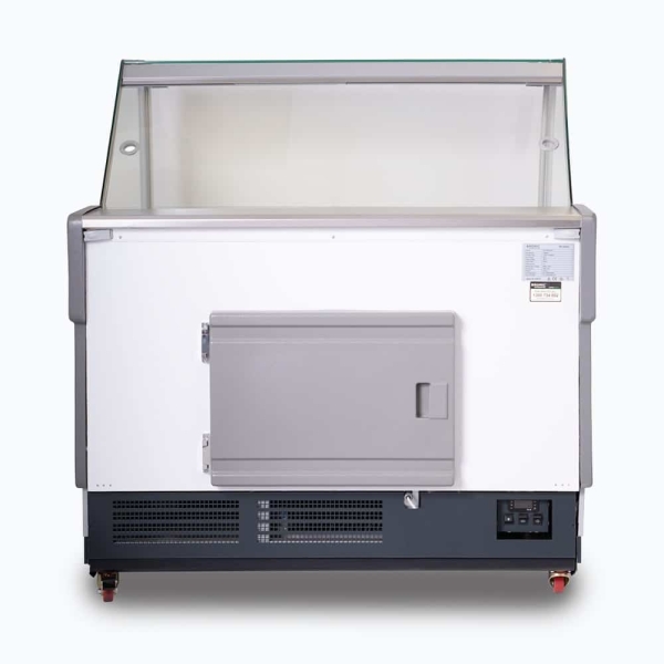 Bromic DD1250SG-NR Square Glass Deli Display - 1330mm - Image 6