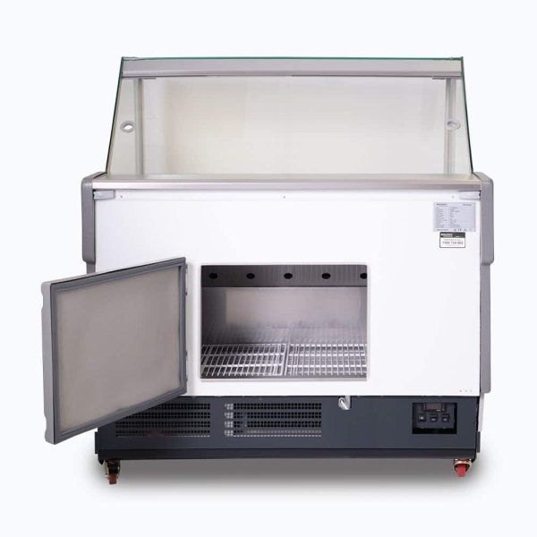 Bromic DD1250SG-NR Square Glass Deli Display - 1330mm - Image 7