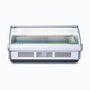 Bromic DD2500CG-NR Curved Glass Deli Display – 2580mm