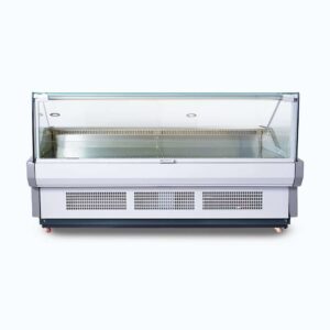 Bromic DD2500SG-NR Square Glass Deli Display – 2580mm
