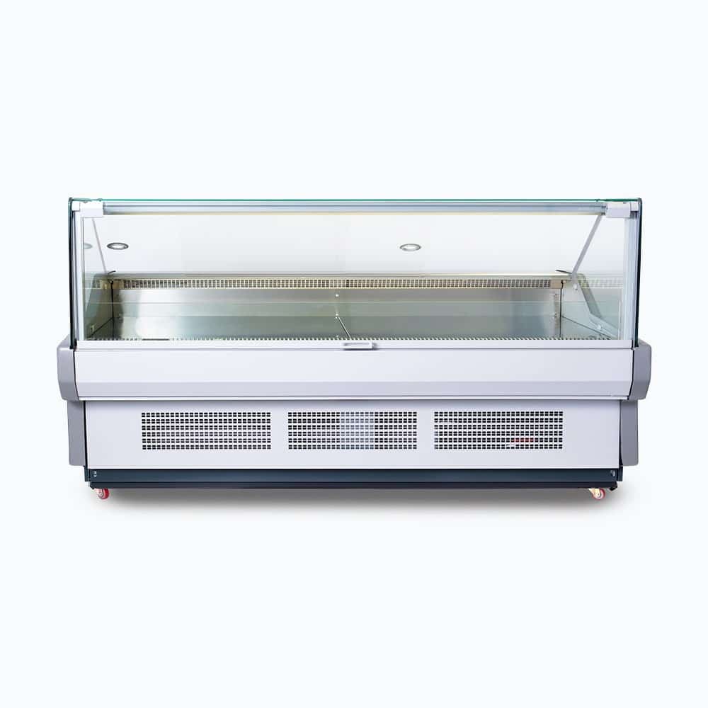 Bromic DD2500SG-NR Square Glass Deli Display – 2580mm