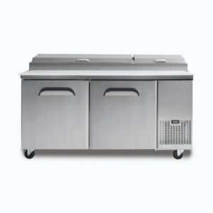 Bromic PP1700 Pizza Prep Fridge – 2  Doors – 1702mm – 9 Pans