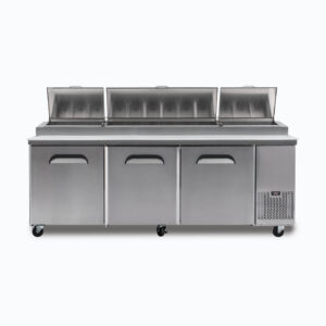 Bromic PP2370 Pizza Prep Fridge – 3  Doors – 2370mm – 12 Pans