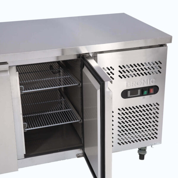 Bromic UBF1360SD-NR Under Bench Freezer - 282L - 2 Doors - Stainless Steel - Image 5