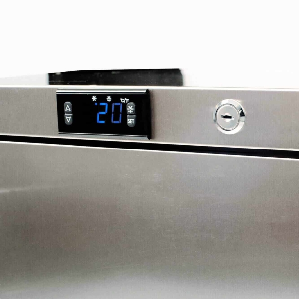 Bromic UBC0140SD-NR Under Bench Fridge - 138L - 1 Door - Stainless Steel - Image 7