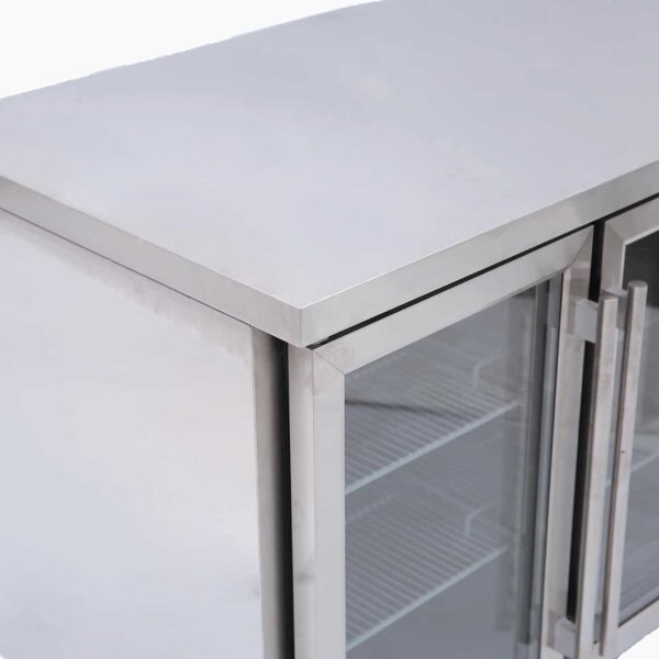 Bromic UBC1360GD-NR Under Bench Display Fridge - 282L - 2 Doors - Glass - Image 5